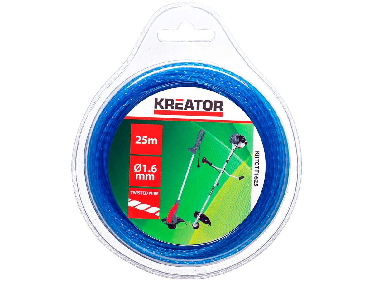 Kreator KRTGTT1625 trimmerdraad gedraaid 1,6mm 25m