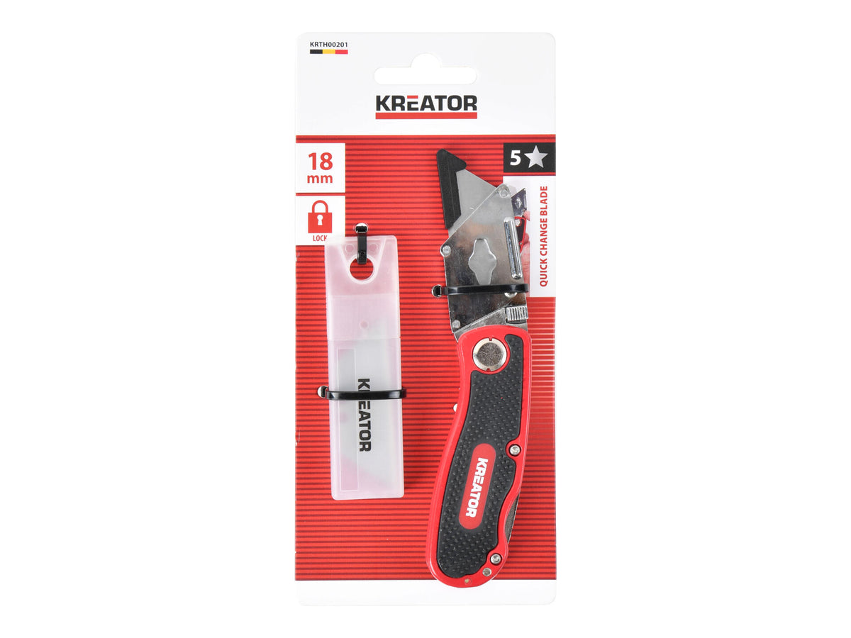 Kreator KRTH00201 Heavy Duty vouwbaar mes 18mm