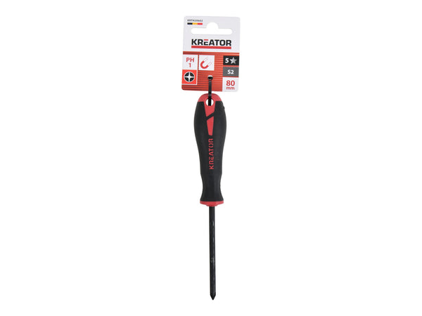 Kreator KRTH20602 HQ tournevis cruciforme PH1 80mm