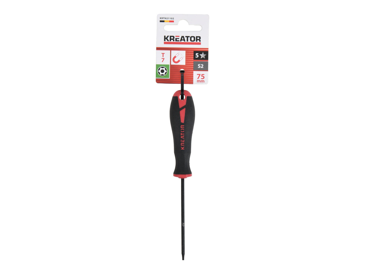 Kreator KRTH21102 Torx schroevendraaier T7 75mm