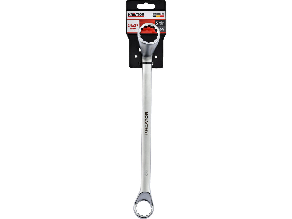 Kreator KRTH30309 ringsleutel 24x27 mm 250mm