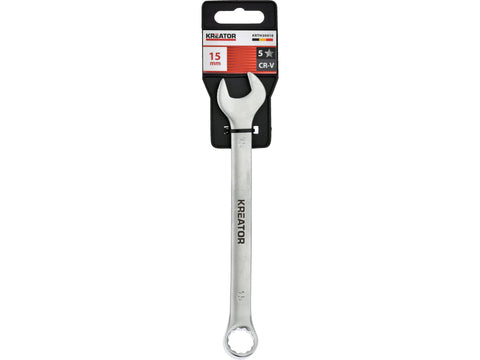 Kreator KRTH30410 ringsteeksleutel 15mm 185mm