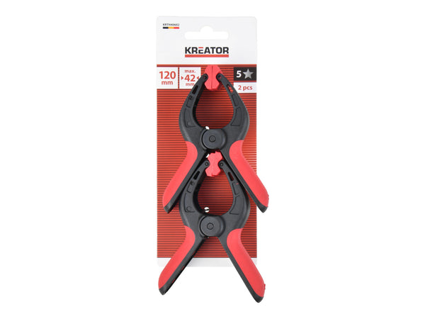 Kreator KRTH40602 veerklem 120mm 2 stuks