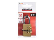 Kreator KRTH41208 cijferhangslot 30mm