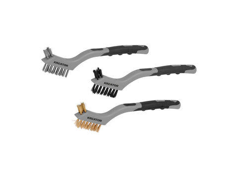 Kreator KRTH50101 TPR schuurborstelset 3-delig