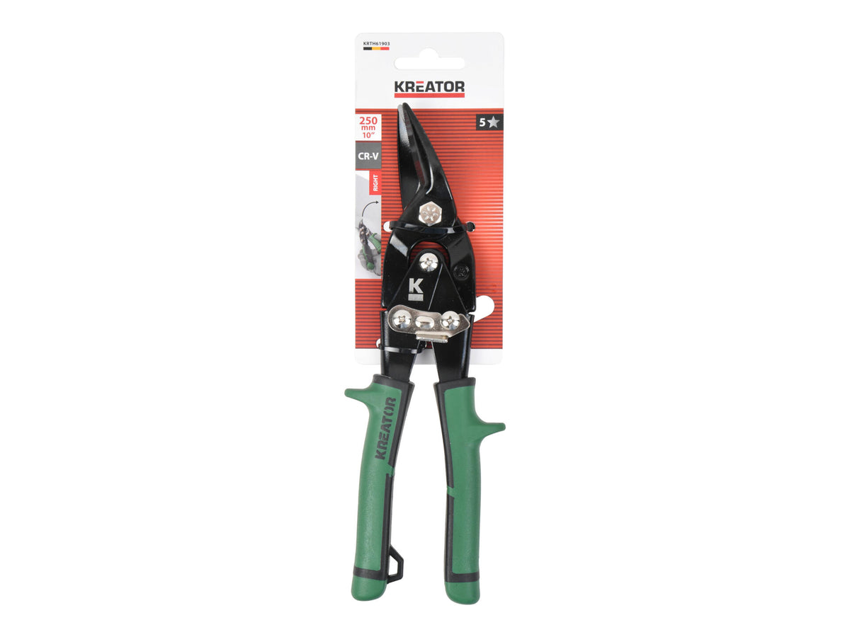 Kreator KRTH61903 blikschaar rechtssnijdend 25cm 10"