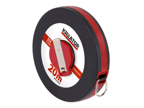 Kreator KRTH70104 rolmeter 20m glasvezel
