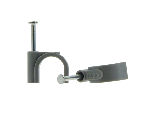 Kabelclip 12mm grijs 50 stuks