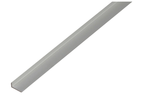 Kantbeschermingsprofiel 19,6x8,6x1,6 mm 200cm geanodiseerd aluminium zilver