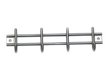 Linea Bertomani Portemanteau 4 crochets 300x80 mm inox