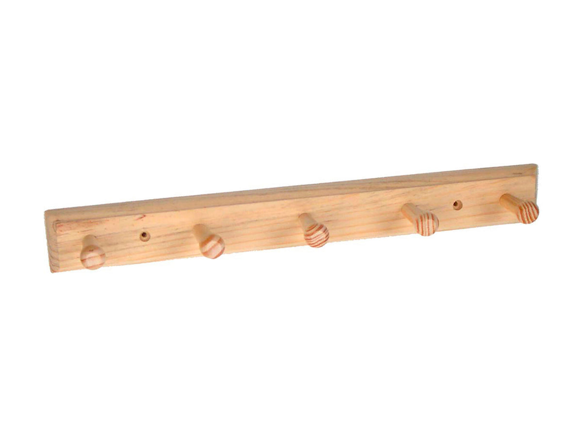 Linea Bertomani Kapstok 5 haken 520x60 mm den