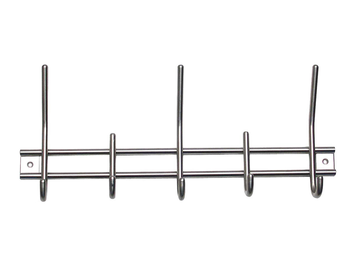 Linea Bertomani Kapstok 8 haken 380x150 mm inox