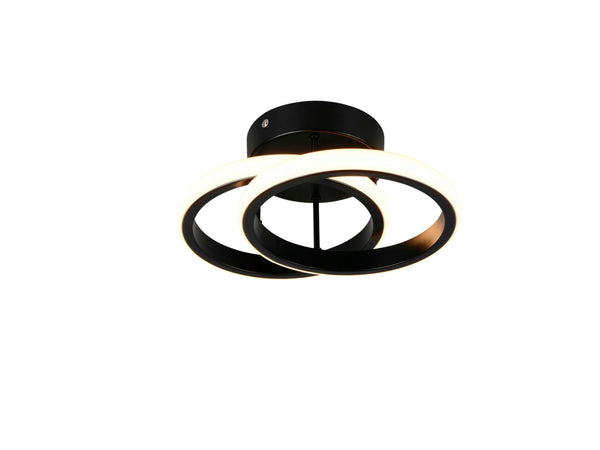 Reality Kasia plafonnier LED 7W noir mat
