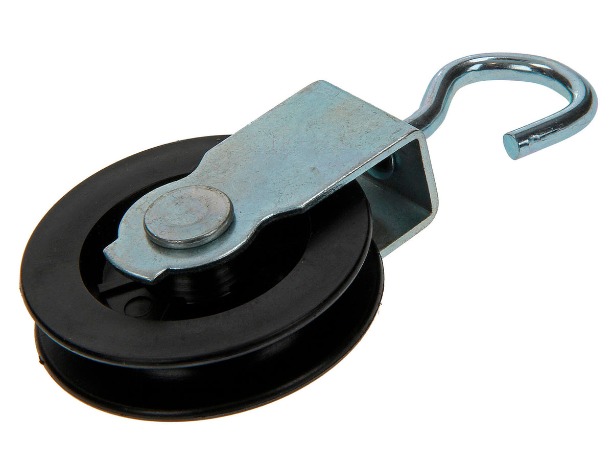 Mack Katrol nylon wiel met haak 60mm