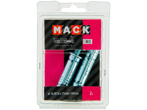 Mack Keilbout M10 75x16 mm 2 stuks
