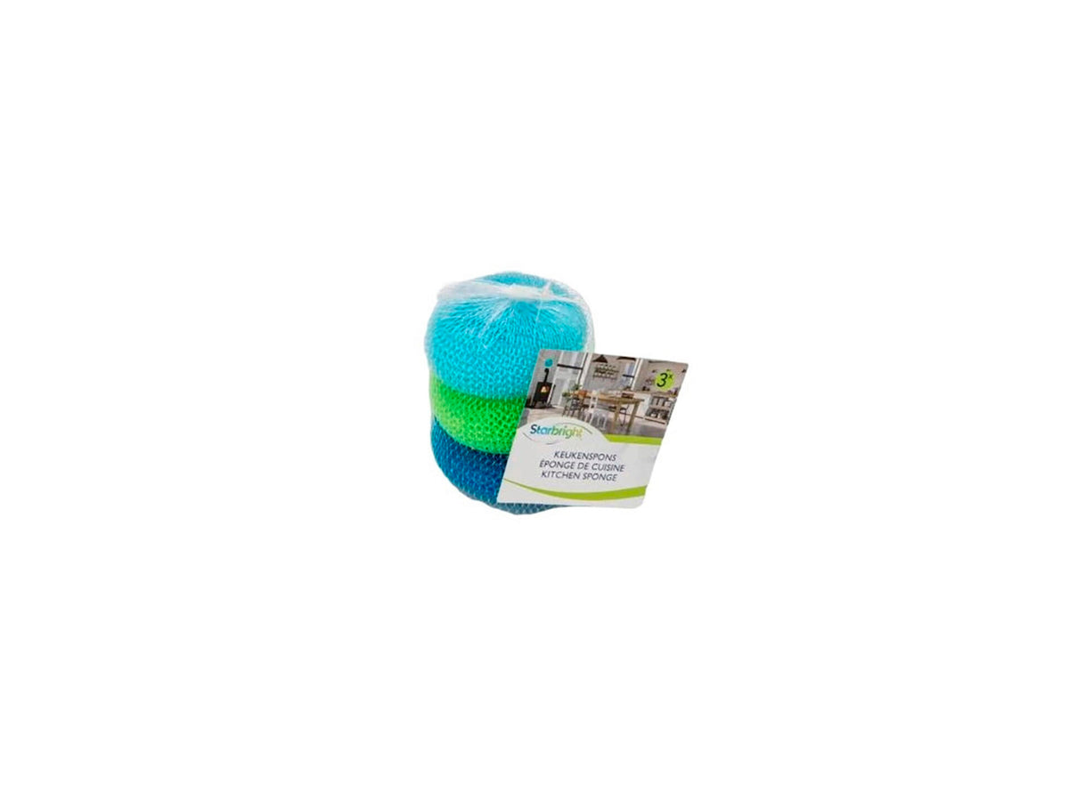 Keukenspons 3 stuks