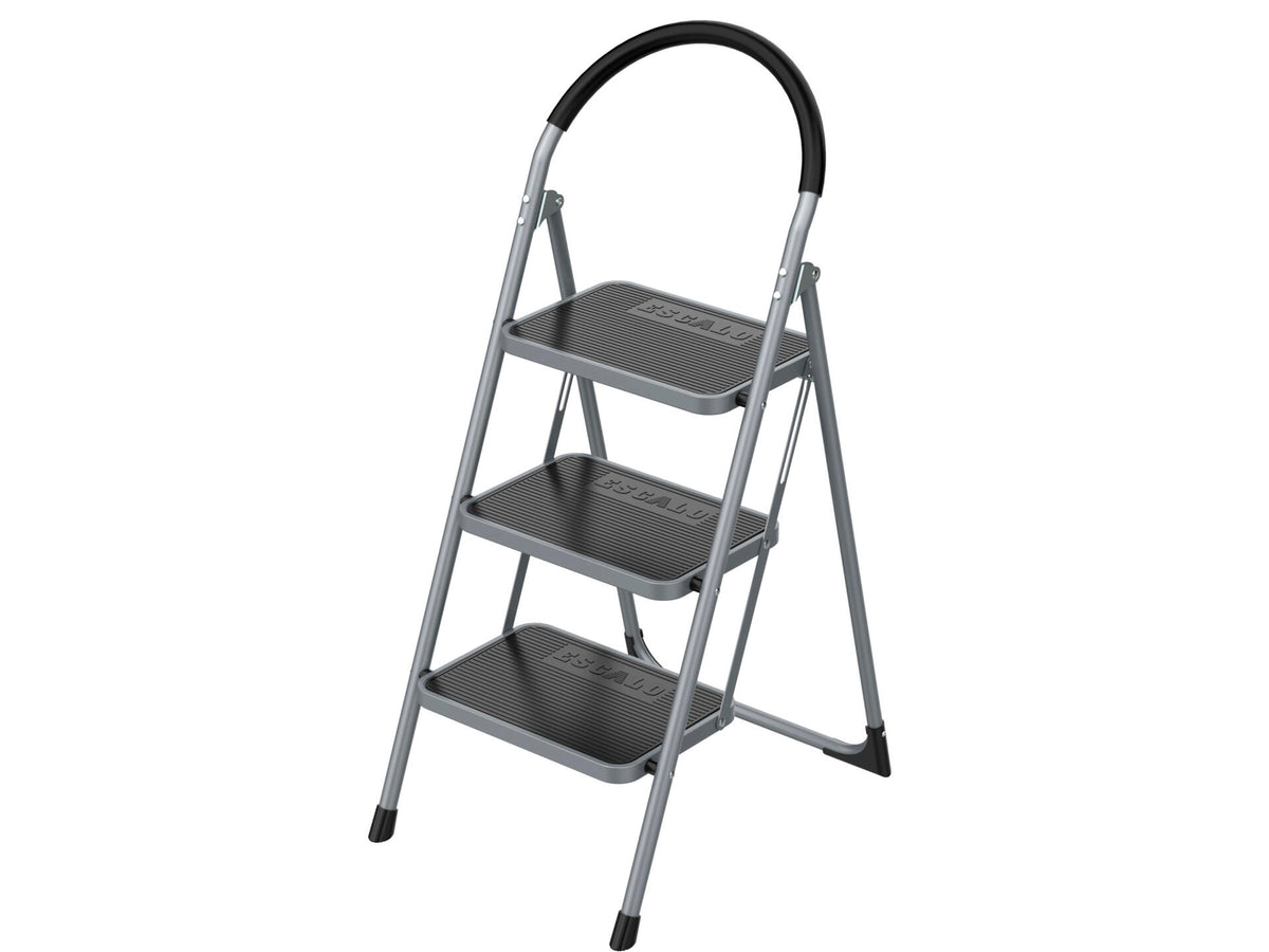 Escalo King trapladder 3 treden grijs