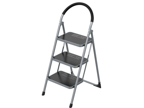 Escalo King trapladder 3 treden grijs