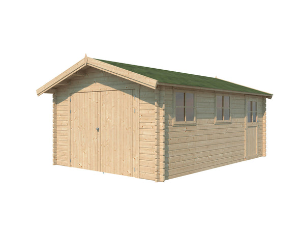 Woodlands Kirkenes garage 565x385x254,6 cm hout