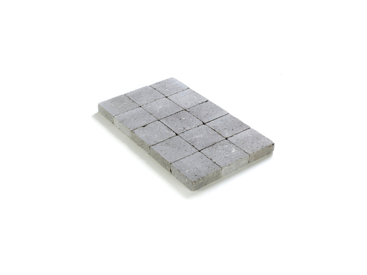 Klinkers getrommeld 15x15x5 cm grijs