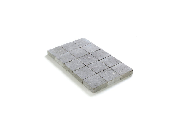 Klinkers tambourinés 15x15x5 cm gris