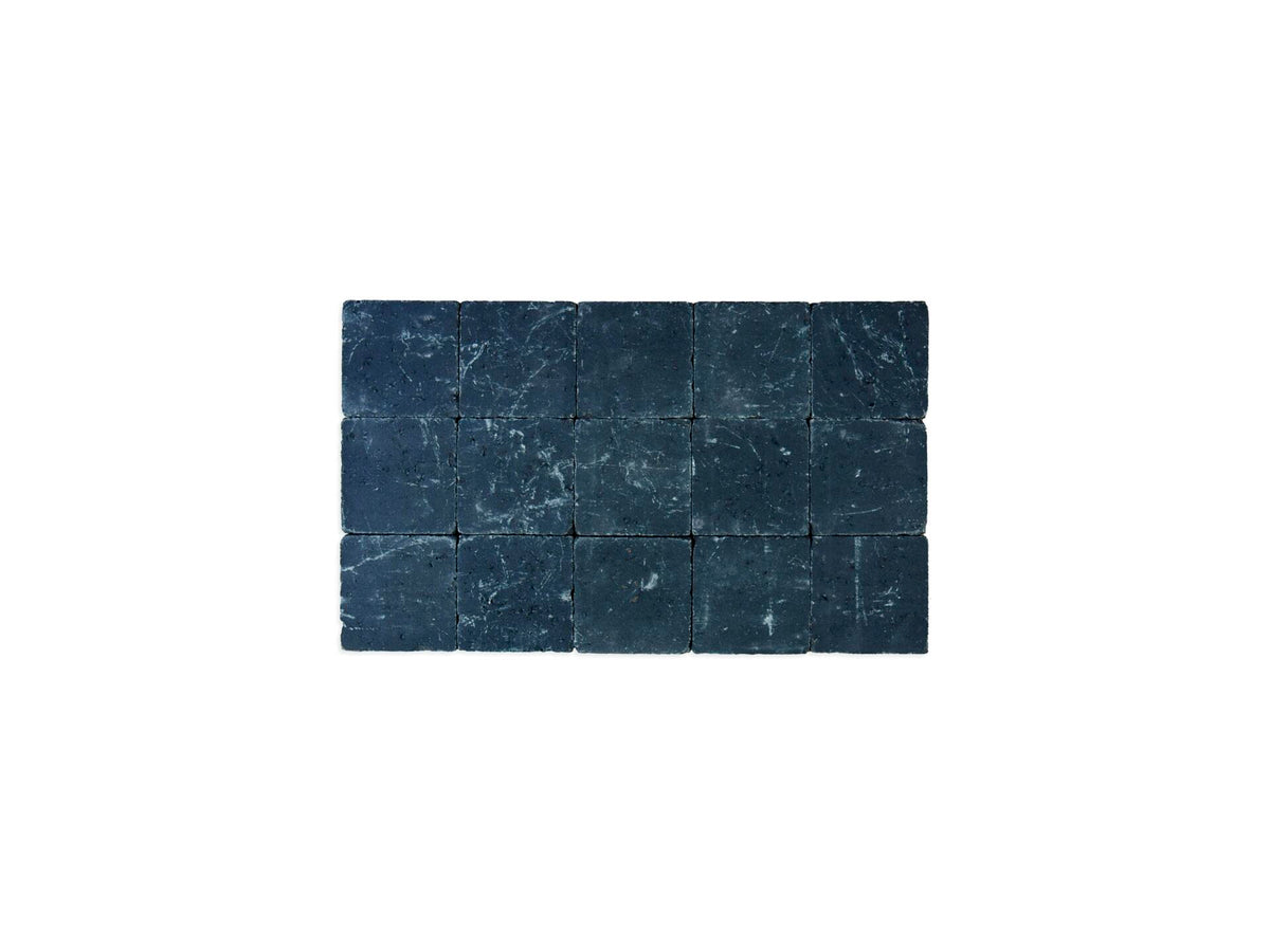 Klinkers getrommeld 15x15x5 cm zwart