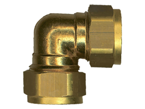 Saninstal Knie knelkoppeling 22mm messing