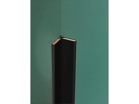 Maestro Kniklijst 50x2 mm 270cm eclectic matte black 2 stuks