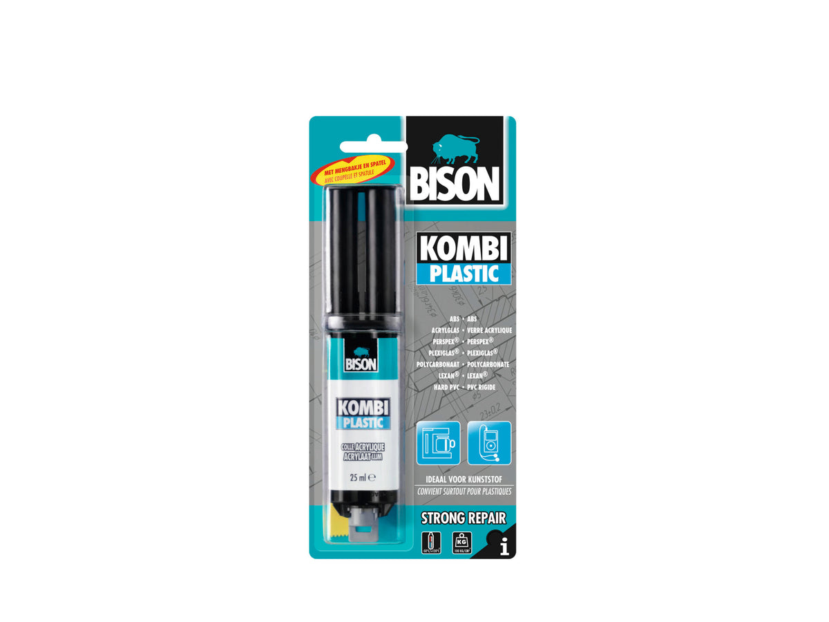 Bison Kombi Plastic tweecomponentenlijm 25 ml