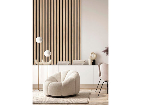 Kontrast wandpaneel 1,86m² Natural Wood
