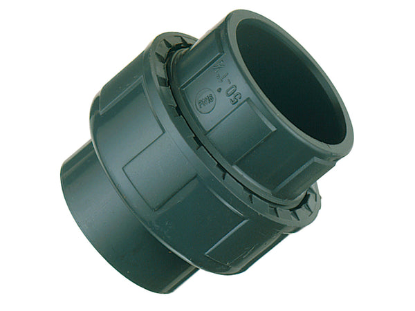 Koppeling 3-delig PVC lijm 32mm