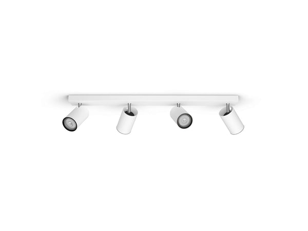Kosipo barre de spots GU10 max. 4x5,5 W blanc