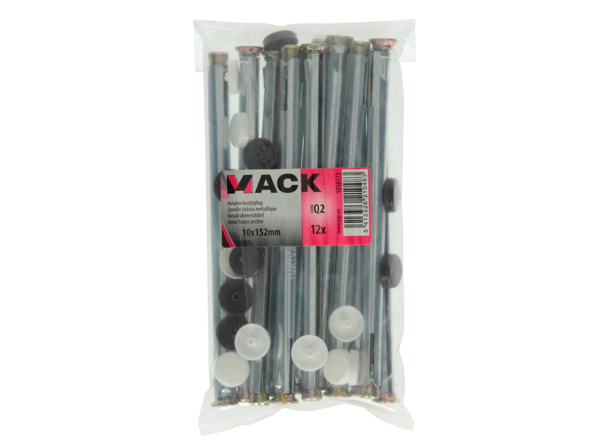 Mack Kozijnpluggen 10x152 mm 12 stuks