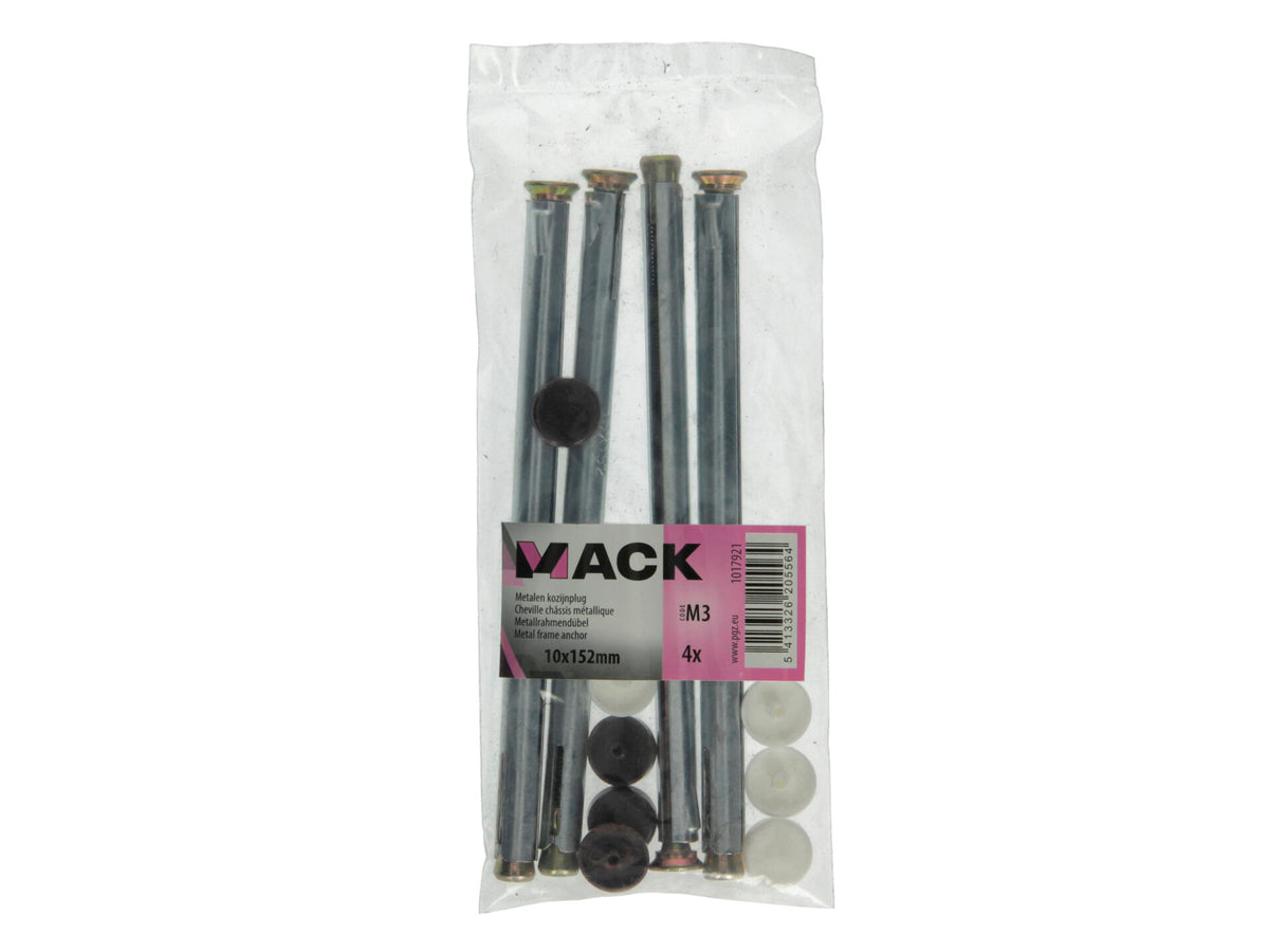 Mack Kozijnpluggen 10x152 mm 4 stuks