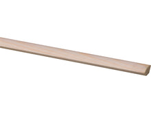 Kwartronde lat 13x13 mm 270cm grenen