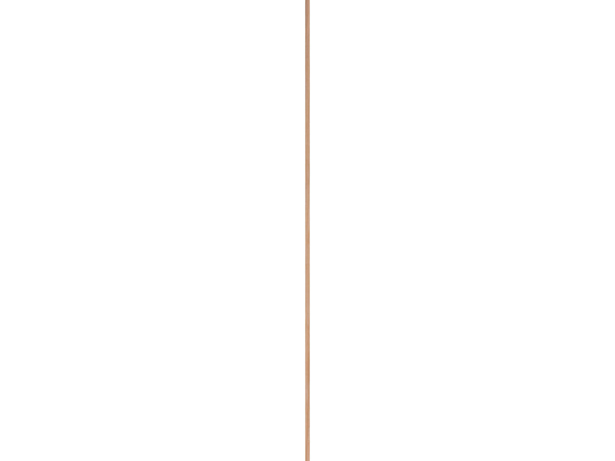 Kwartronde lat 16x16 mm 240cm eik