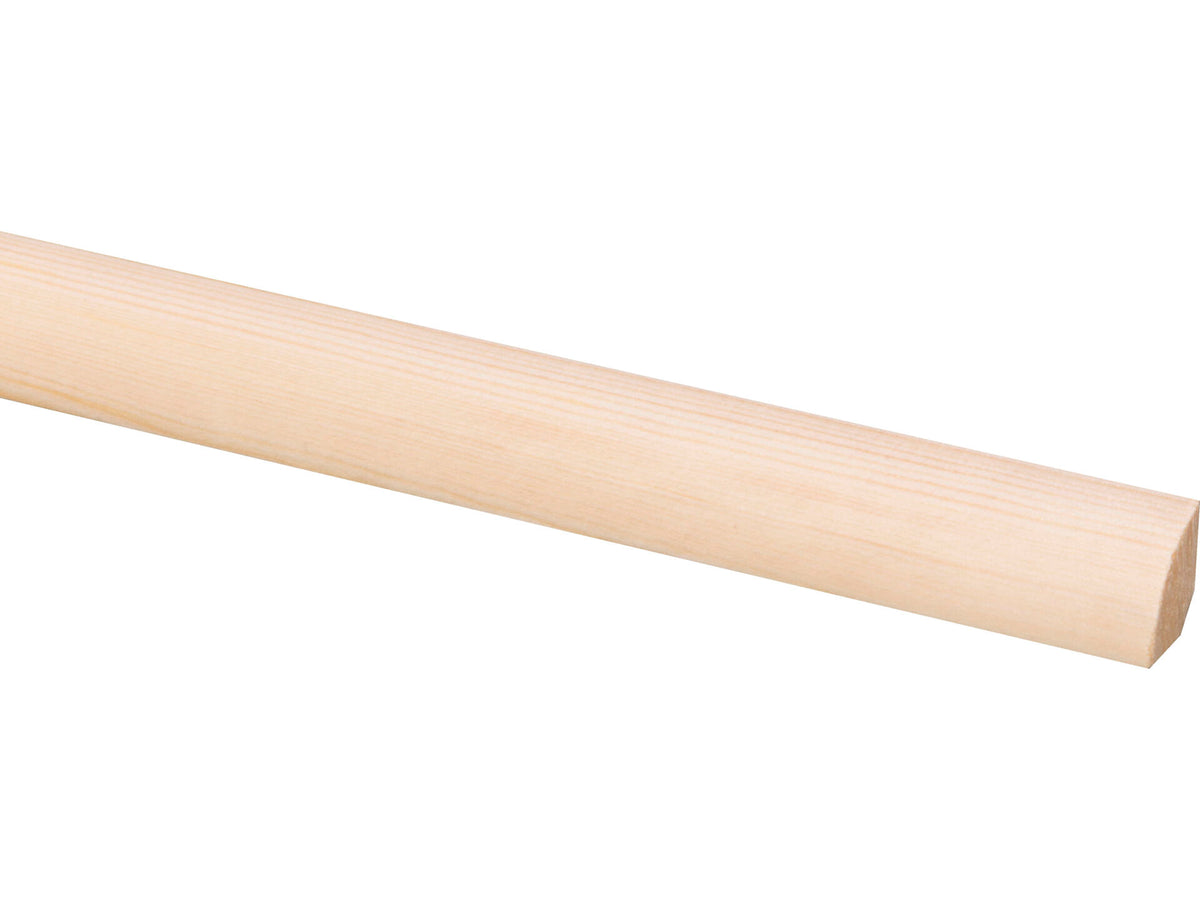 Kwartronde lat 16x16 mm 270cm grenen