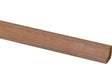 Kwartronde lat 16x16 mm 270cm hardhout rood