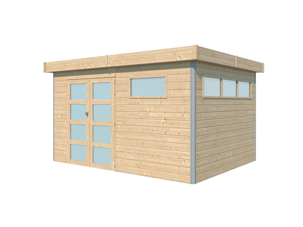 Woodlands Kyoto II tuinhuis 385x295x235 cm hout isolatieplaten