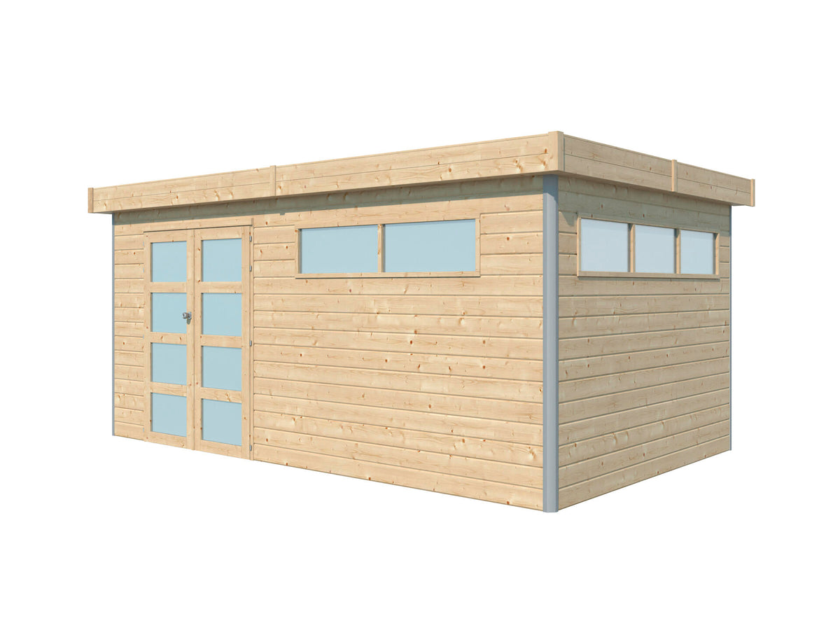 Woodlands Kyoto IV tuinhuis 485x295x235 cm hout anticondensbescherming