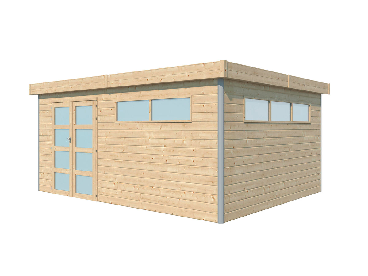 Woodlands Kyoto V tuinhuis 485x385x235 cm hout anticondensbescherming