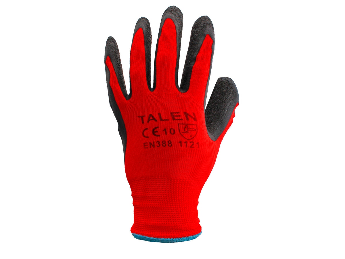 AVR werkhandschoenen 10/L nylon rood