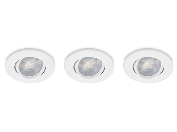 Prolight spot LED encastrable 5W blanc 3 pieces