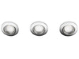Prolight LED inbouwspot GU10 4W kantelbaar chroom 3 stuks