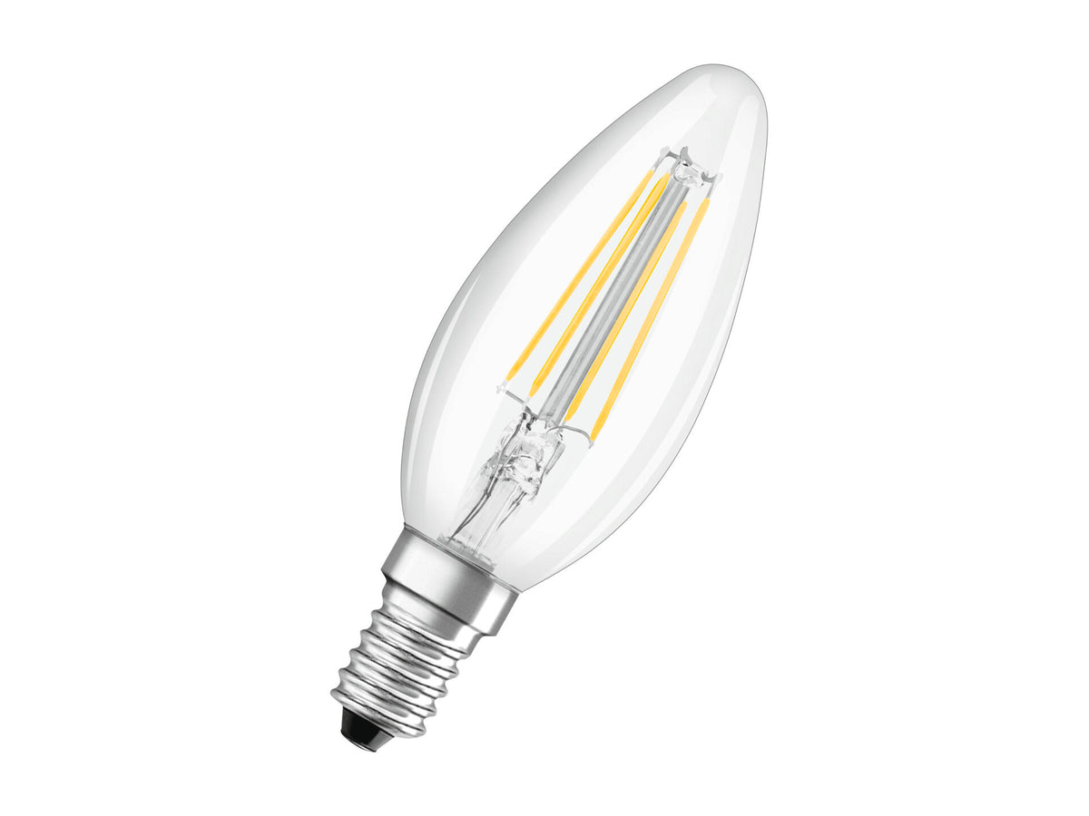 Osram LED kaarslamp filament E14 4W warm wit