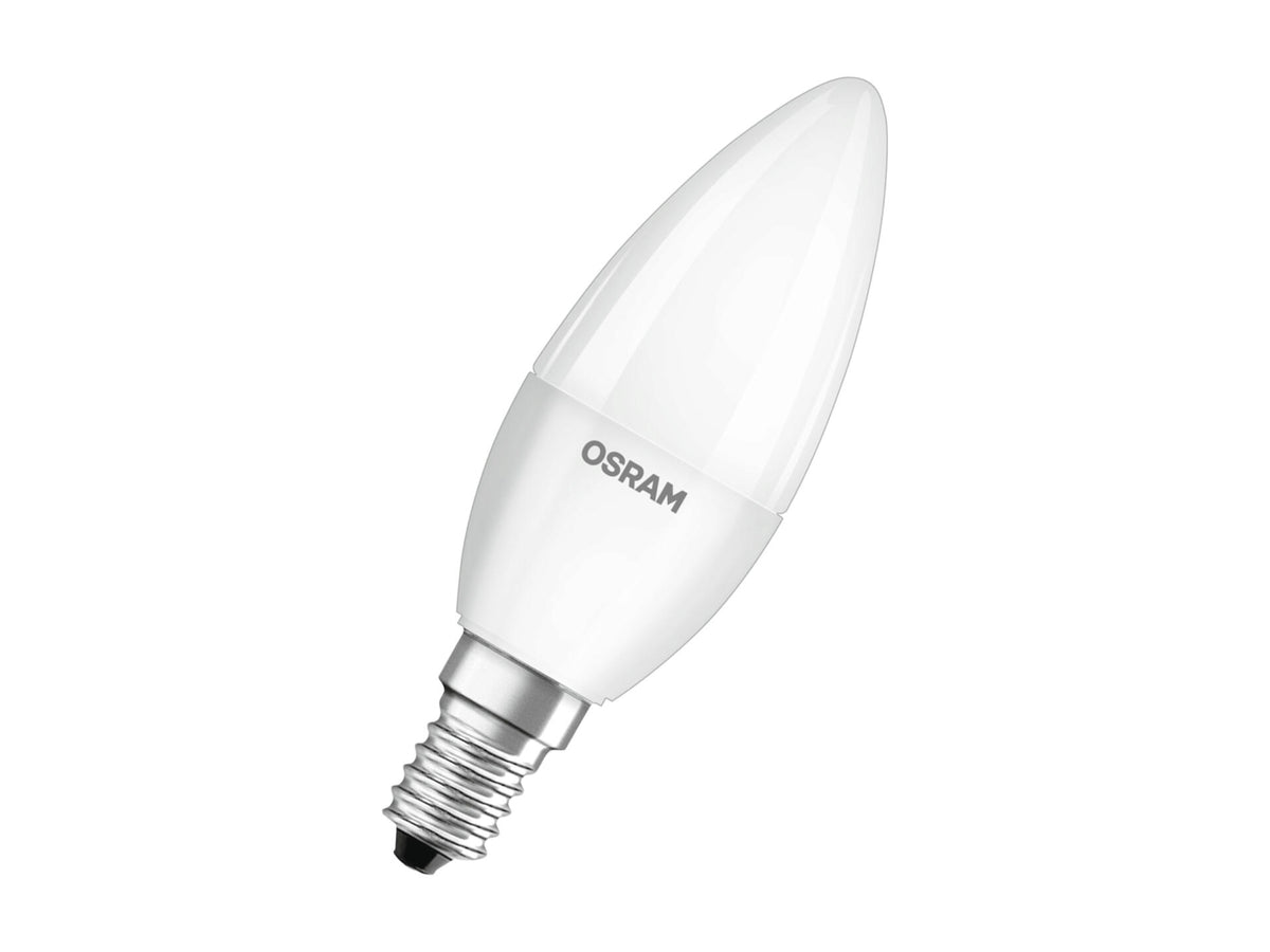 Osram LED kaarslamp mat E14 5,5W warm wit 5 stuks
