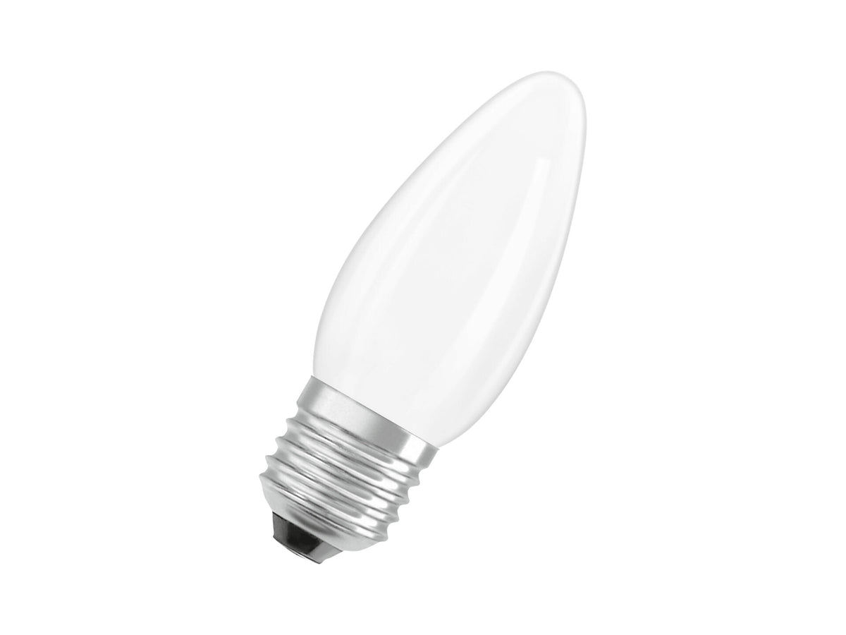 Osram LED kaarslamp mat E27 5,9W warm wit
