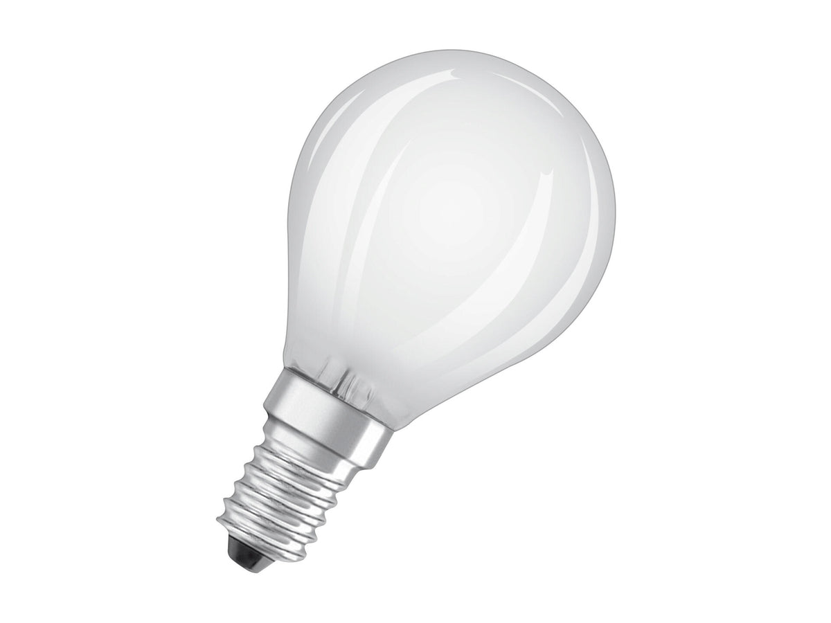 Osram LED kogellamp mat E14 1,8W warm wit