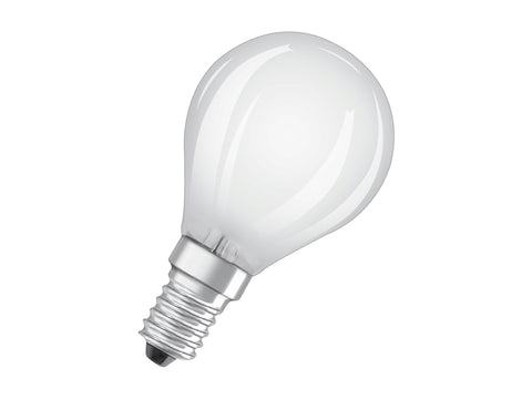 Osram LED kogellamp mat E14 5W dimbaar warm wit
