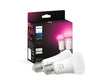 Philips Hue LED lamp E27 10,5W dimbaar 2 stuks